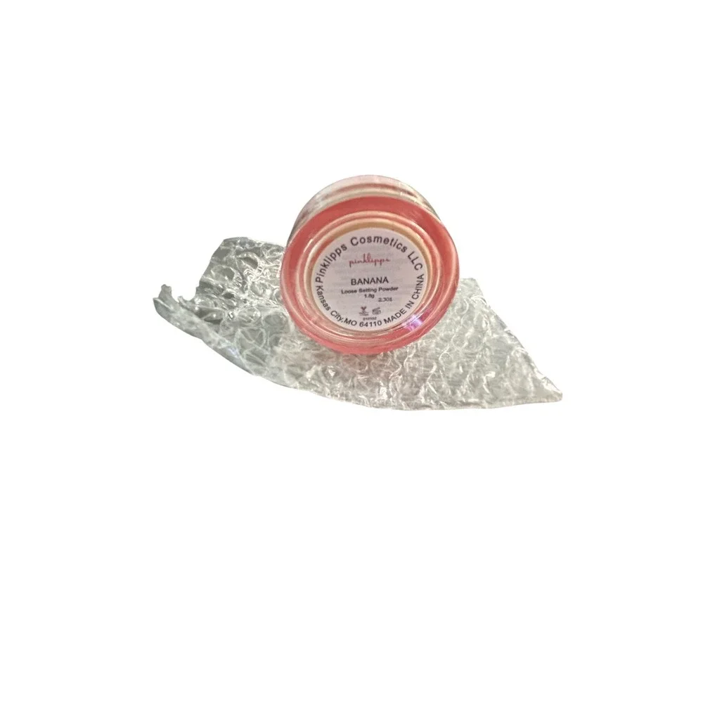 Pinklipps Cosmetics Loose Setting Powder Banana‎ Shade 1.8g Mini Travel Size